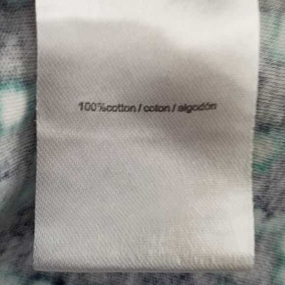 H Halston Studio XS Blue Tie Dye Sleeveless Maxi Dress 100% Cotton - Picture 6 of 8